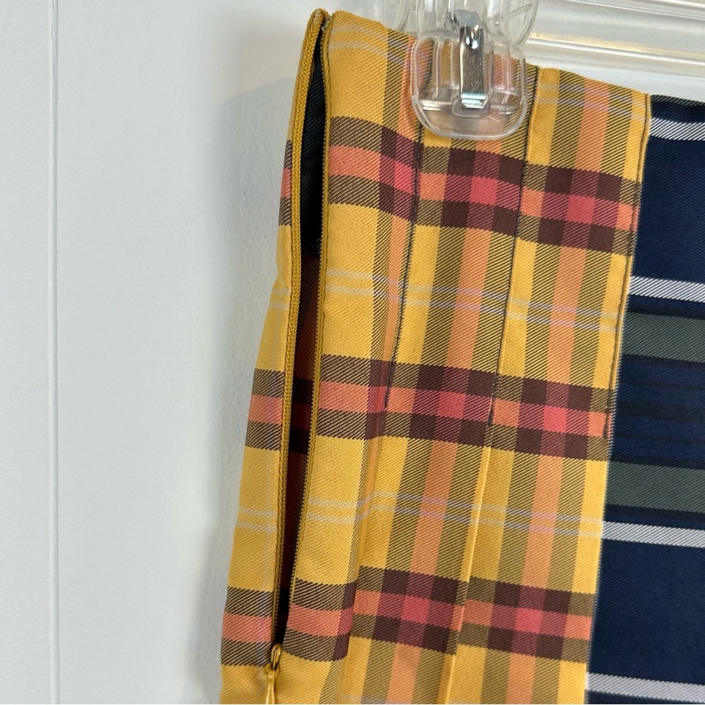 Vintage. No Boundaries Mixed Print Plaid Pleated mini Skirt Size 7/8 π₯ - Picture 4 of 6